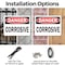 Signmission Corrosive Danger Sign, Plastic, 10in W x 7in L, 2PK OS-2PACK-DS-P-710-L-19323 - alternate 4